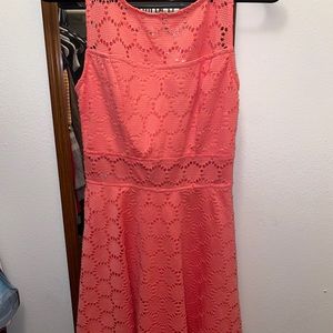 Coral dress